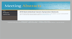 Desktop Screenshot of abstract.asco.org