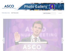 Tablet Screenshot of photos.asco.org